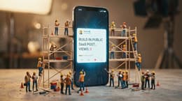 I can't get views on build-in-public posts with only one hour a day
