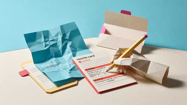 Everyone's Copilot outputs look different and managers keep rewriting them