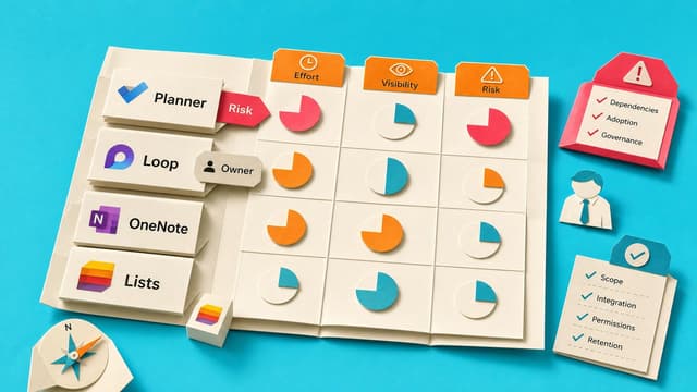 Choose Where Your Team Status Truth Lives: Planner, Loop, or OneNote