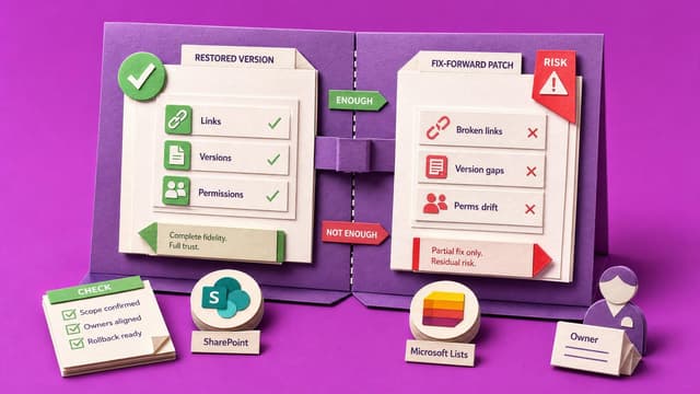 Restore or Fix Forward: What to Do When a Power Apps Publish Goes Wrong