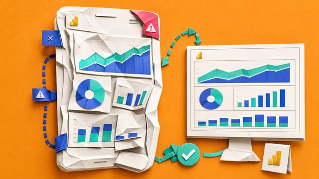 Power BI flags portrait mobile embed rendering issue