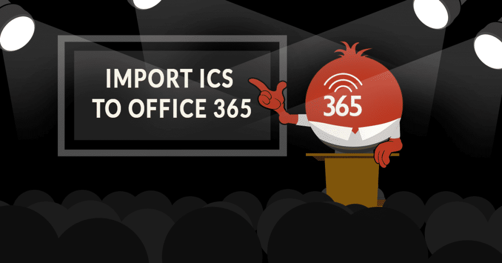 import ics into outlook 365