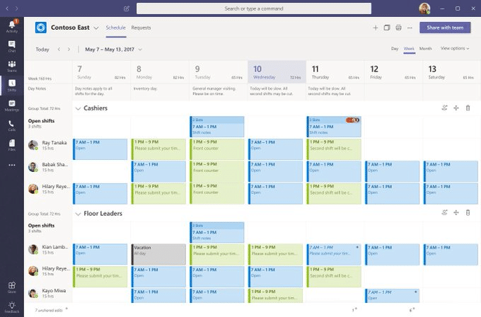 microsoft-shifts-in-microsoft-teams-collab365