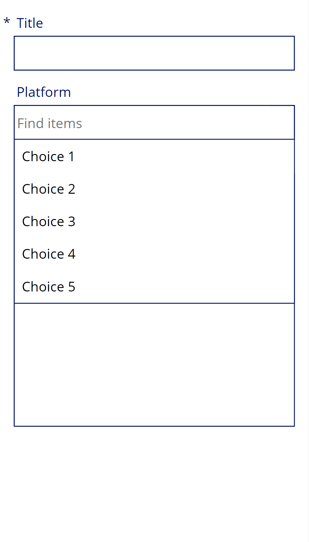Choice Expanded Choice Expanded
