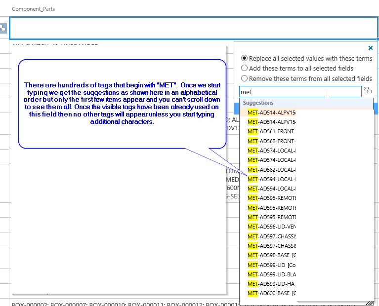 Hundreds of Metadata tags on a single document. Is there and easier way